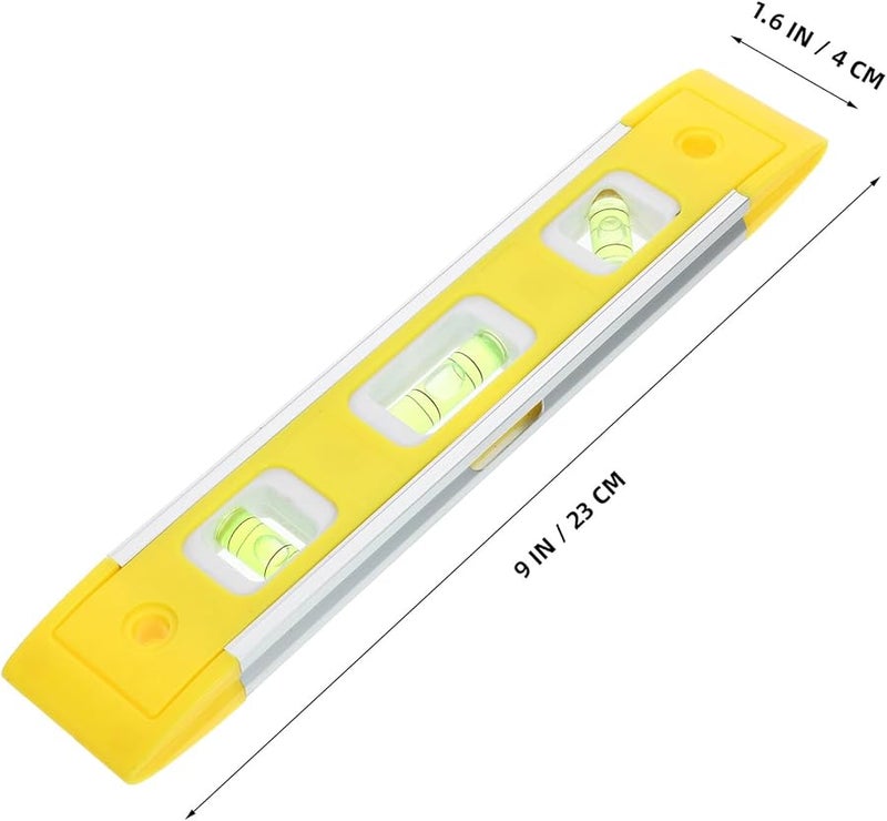 GALPADA مقياس مستوى الفقاعة المغناطيسي المصغر من سبائك الألومنيوم أداة قياس خفيفة الوزن - Image 3